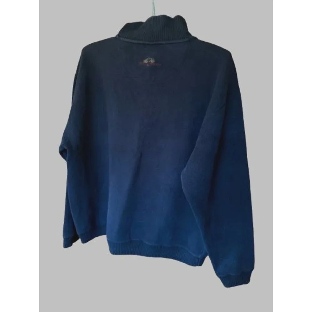 Tommy Bahama Men's XS Black 1/4 Zip Mock Neck Sweatshirt EUC